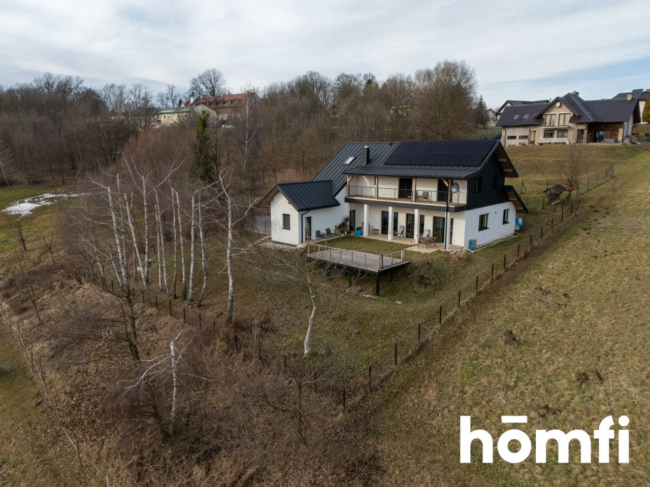 Plot with a scenic view, fully furnished, with a sauna, terraces, and a garden. - Дім - Оренда - Wielicki, Wieliczka / Sygneczów
