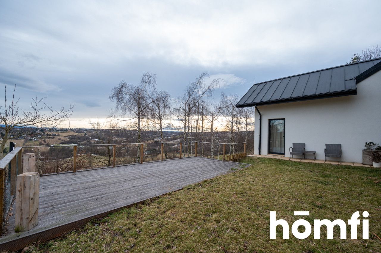 Plot with a scenic view, fully furnished, with a sauna, terraces, and a garden. - Дім - Оренда - Wielicki, Wieliczka / Sygneczów