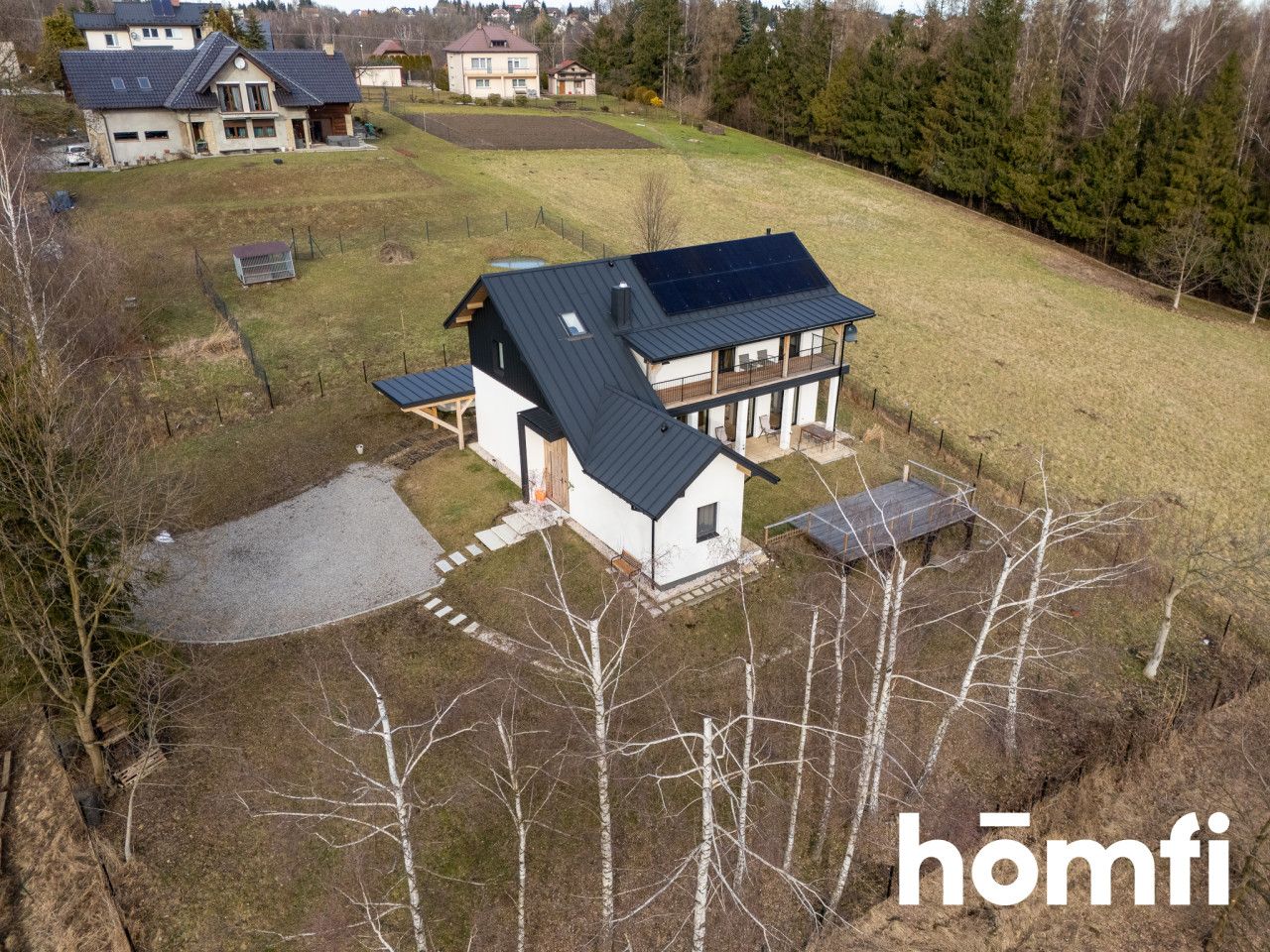 Plot with a scenic view, fully furnished, with a sauna, terraces, and a garden. - Дім - Оренда - Wielicki, Wieliczka / Sygneczów