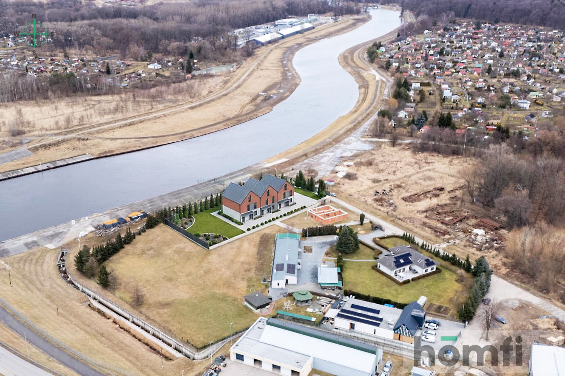 Construction and service plot at Lake Nysa - Plot - Sale - Nyski, Nysa