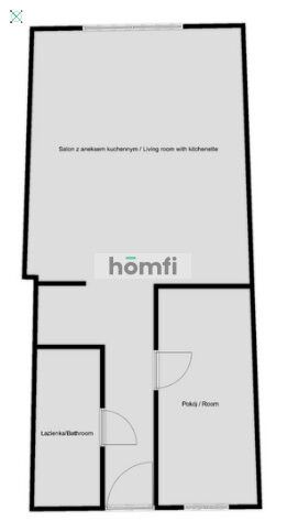 2-room, mezzanine / after renovation - Квартира - Продаж - Kraków, Podgórze