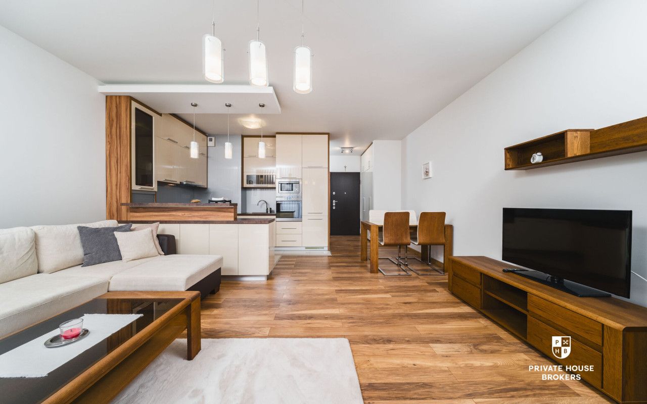 Stylowe studio 39m2 w inwestycji Wiślane Tarasy - Mieszkanie - Wynajem - Kraków, Śródmieście / Grzegórzki