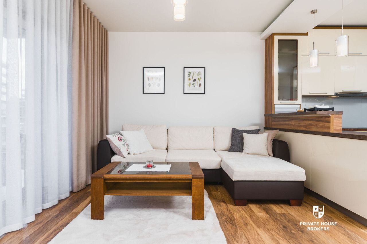 Stylowe studio 39m2 w inwestycji Wiślane Tarasy - Mieszkanie - Wynajem - Kraków, Śródmieście / Grzegórzki