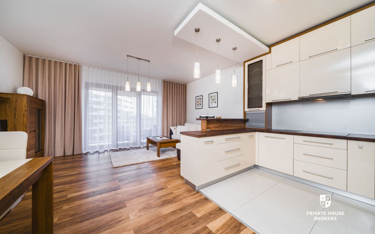 Stylowe studio 39m2 w inwestycji Wiślane Tarasy - Mieszkanie - Wynajem - Kraków, Śródmieście / Grzegórzki