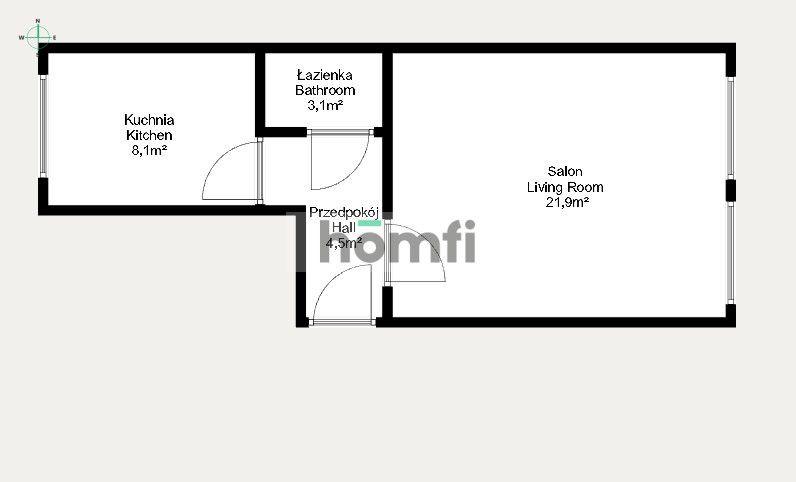 UNIKATOWA KAWALERKA W SERCU KRAKOWA – POTENCJAŁ 2 POKOI | UL. HELCLÓW - Mieszkanie - Sprzedaż - Kraków, Śródmieście / Kleparz