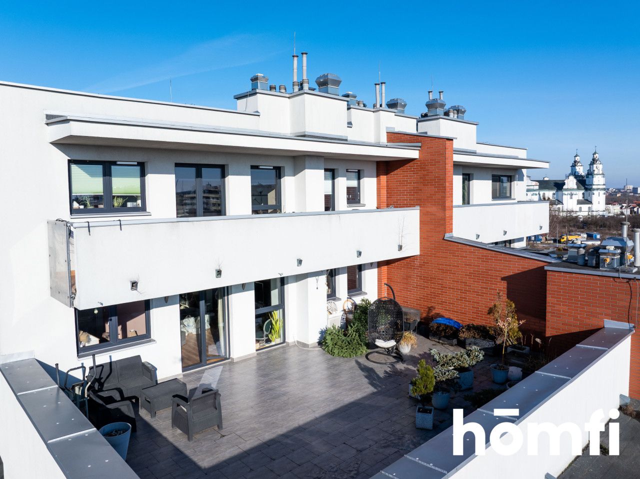 Unique Apartment with a Giant Terrace (70 m²) - Квартира - Продаж - Białystok, Wysoki Stoczek