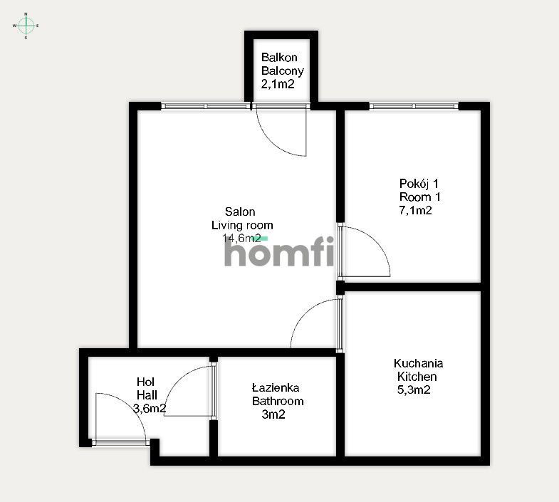 Inwestycyjny HIT w Centrum! 1. Piętro, Cegła, Świetny Układ – Twoja Czysta Karta - Mieszkanie - Sprzedaż - Białystok, Centrum