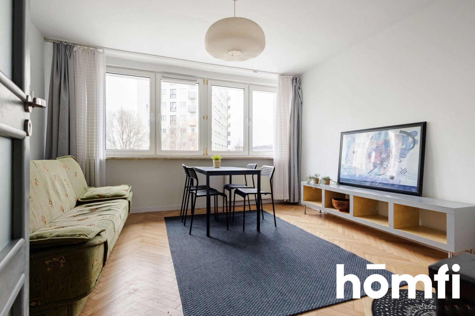 Cozy 2 rooms in Green Sadyba - Квартира - Оренда - Warszawa, Mokotów / Sadyba