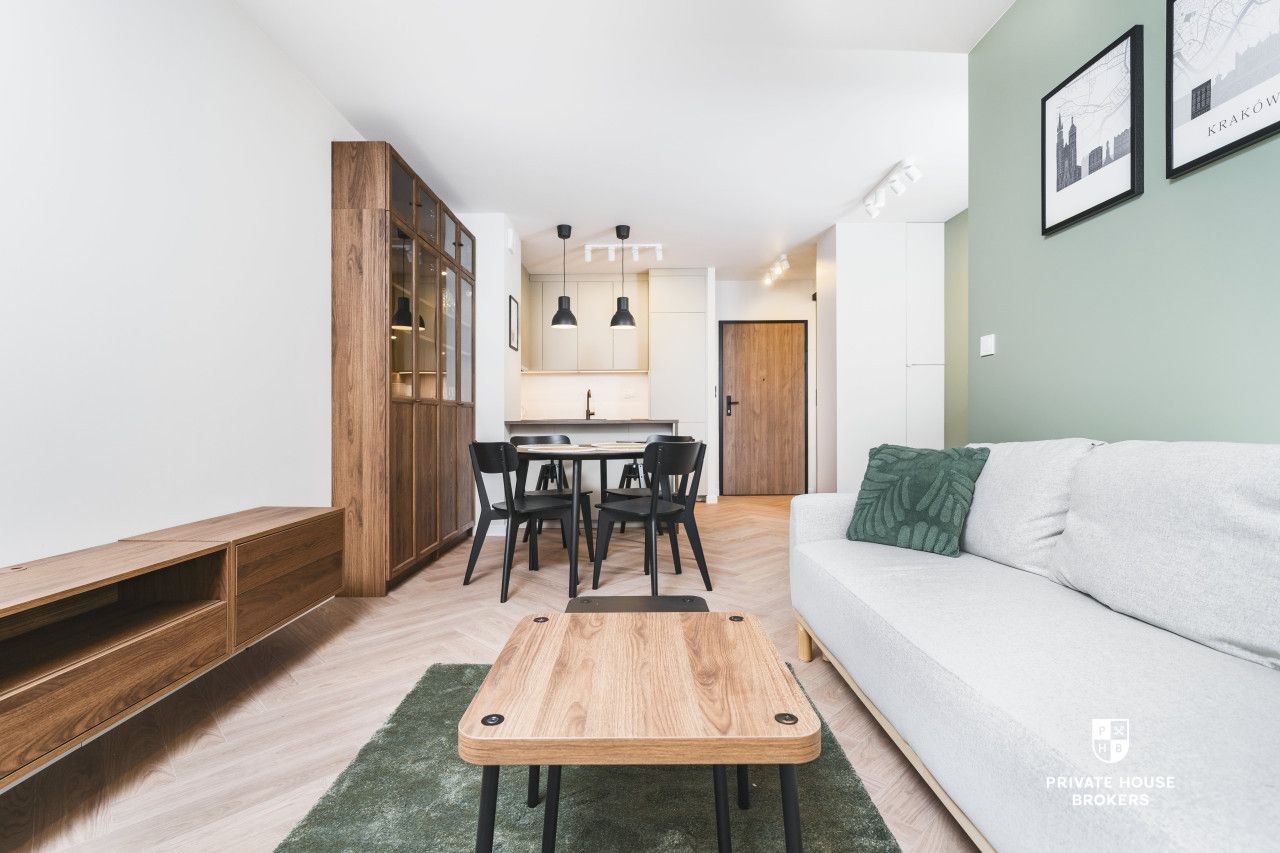 Nowe, klimatyzowane 2 pokoje z balkonem | Bronowice | 2 piętro | Garaż - Mieszkanie - Wynajem - Kraków, Krowodrza