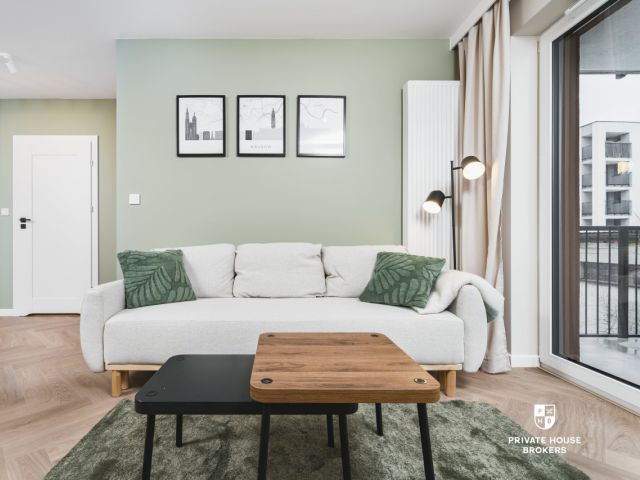 New, air-conditioned 2-room apartment with balcony | Bronowice | 2nd floor | Garage - Apartment - Rent - Kraków, Krowodrza