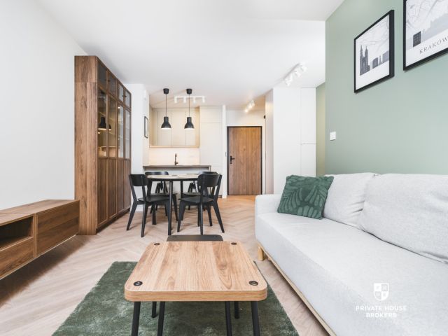 New, air-conditioned 2-room apartment with balcony | Bronowice | 2nd floor | Garage - Apartment - Rent - Kraków, Krowodrza