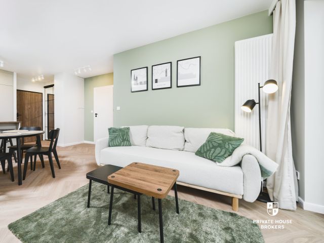 New, air-conditioned 2-room apartment with balcony | Bronowice | 2nd floor | Garage - Apartment - Rent - Kraków, Krowodrza