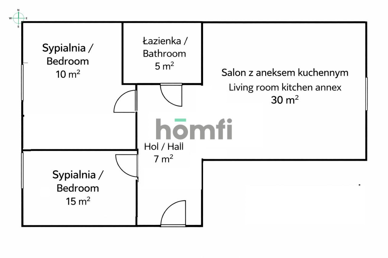 3-pokojowe mieszkanie na wynajem - OLIWA PARK - Mieszkanie - Wynajem - Gdańsk, Przymorze