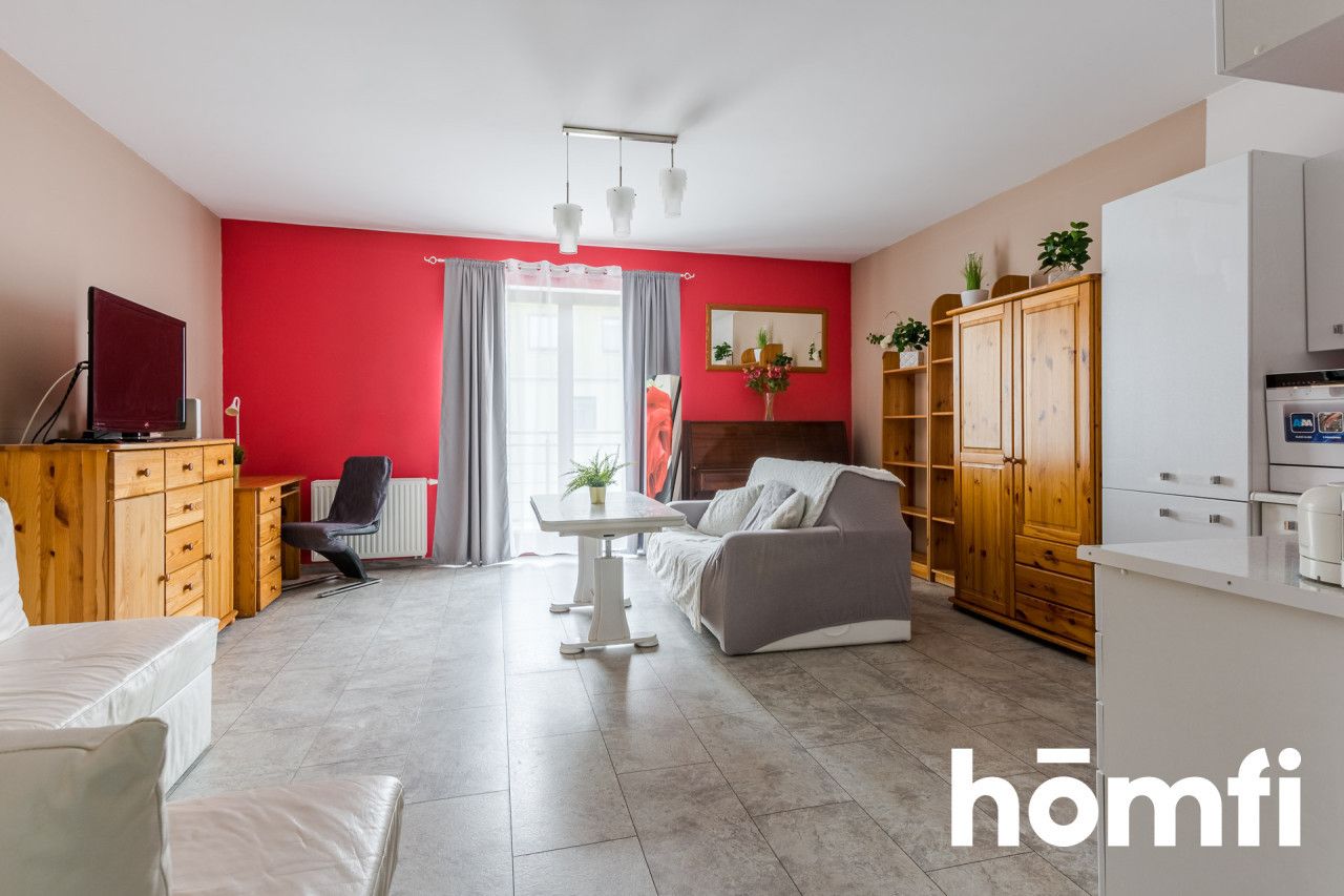 A spacious studio with a balcony - Myśliwska, Migowo - Apartment - Rent - Gdańsk, Piecki-Migowo