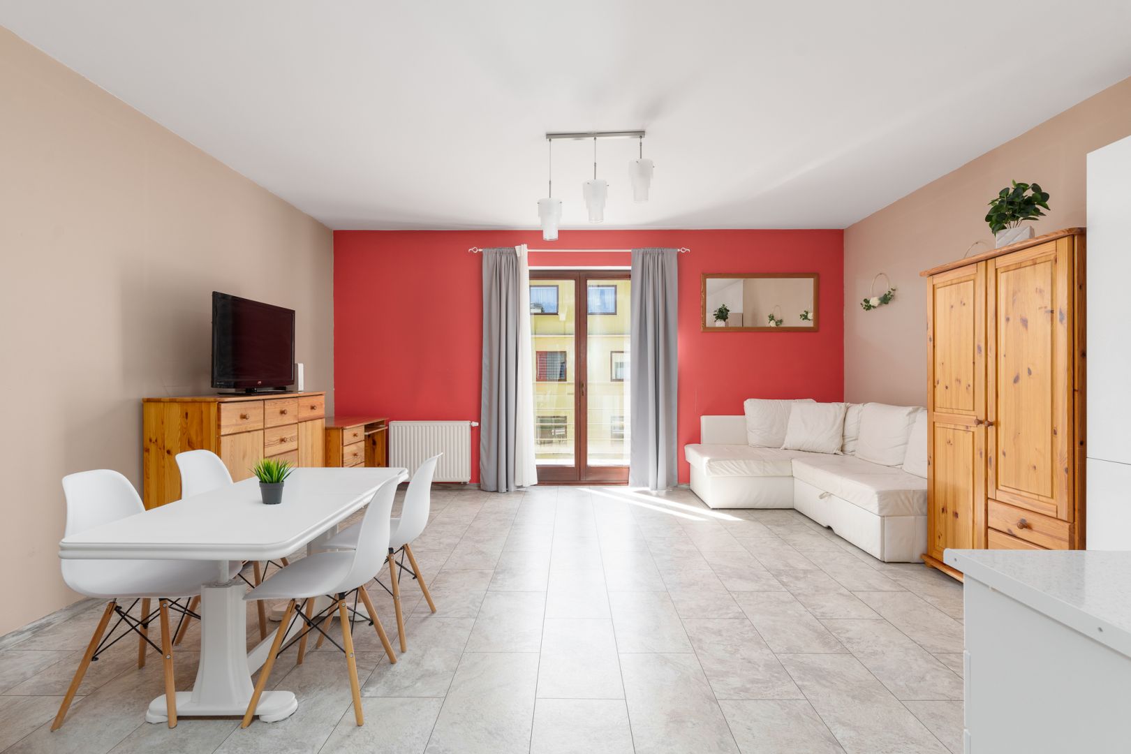 Przestronne studio z balkonem - Myśliwska, Migowo - Mieszkanie - Wynajem - Gdańsk, Piecki-Migowo