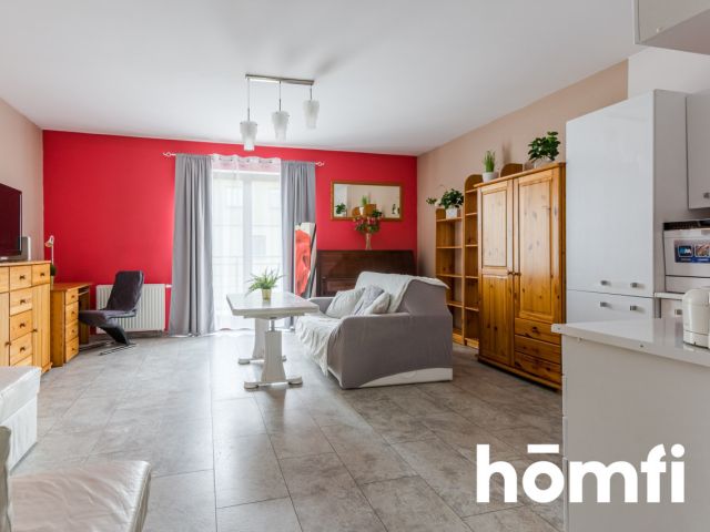 A spacious studio with a balcony - Myśliwska, Migowo - Apartment - Rent - Gdańsk, Piecki-Migowo