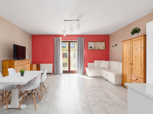 A spacious studio with a balcony - Myśliwska, Migowo - Apartment - Rent - Gdańsk, Piecki-Migowo