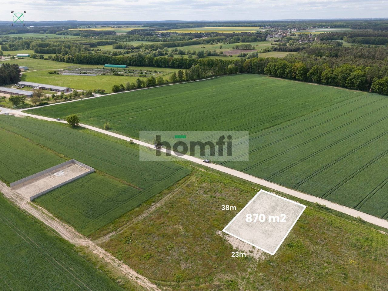Building plot with design and published construction log - Plot - Sale - Poznański, Kórnik / Konarskie