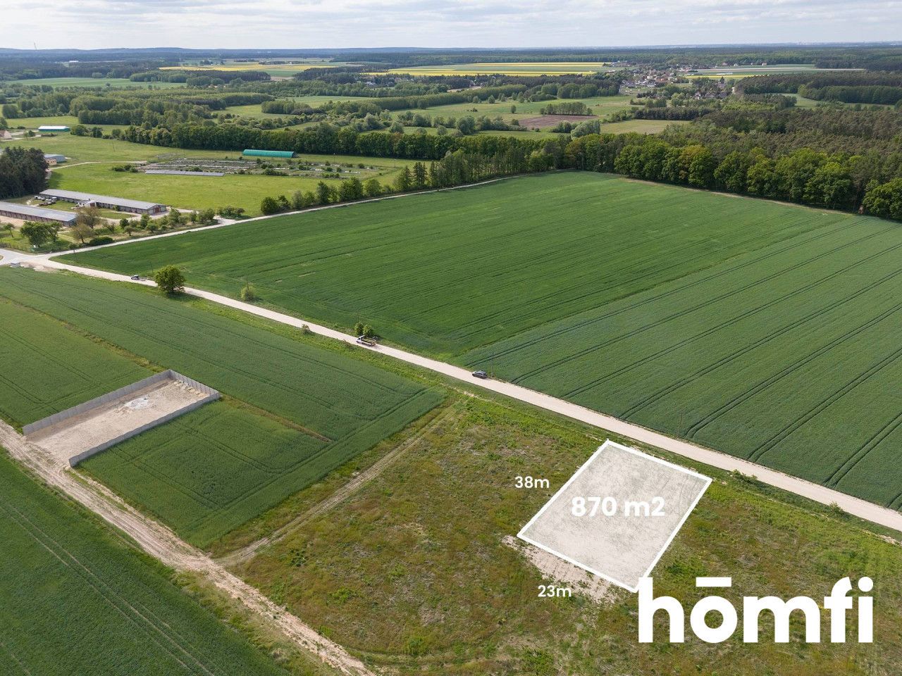 Building plot with design and published construction log - Plot - Sale - Poznański, Kórnik / Konarskie