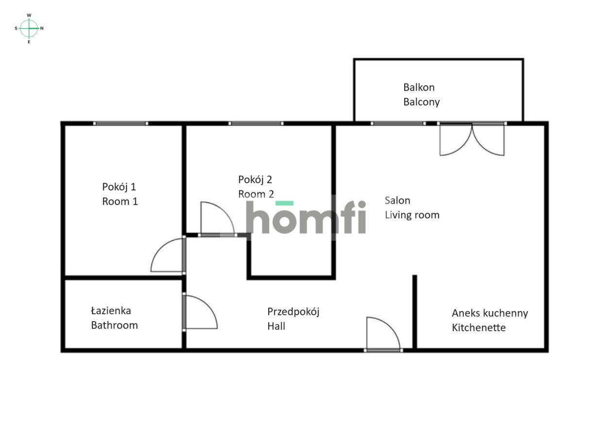 A comfortable, 3-room apartment for rent at ul. Daktylowa - Stabłowice - Apartment - Rent - Wrocław, Fabryczna / Stabłowice