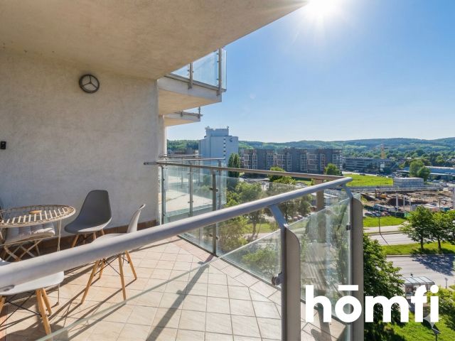 3-ROOM APARTMENT WITH A VIEW ON THE MOUND | SWIMMING POOL, GYM, SAUNA INCLUDED IN THE PRICE ┃ FOR FAMILIES WITH CHILDREN ┃ PETS ACCEPTED ┃ UL. KOŁOWA 5 ┃ TERRACES VERONA ┃ BRONOWICE ┃ 3 BALCONIES ┃ GARAGE AND STORAGE ROOM - Apartment - Rent - Kraków, Krowodrza / Bronowice