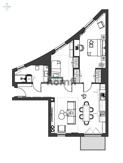 Apartment with an original design - Квартира - Продаж - Wrocław, Krzyki / Wojszyce