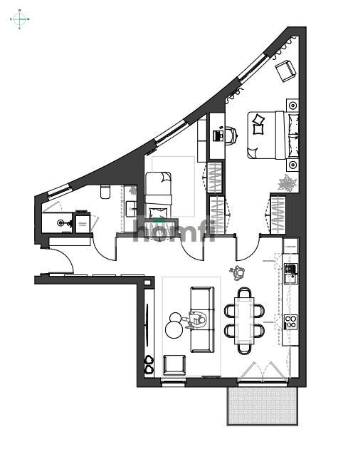 Apartament z autorskim projektem. - Mieszkanie - Sprzedaż - Wrocław