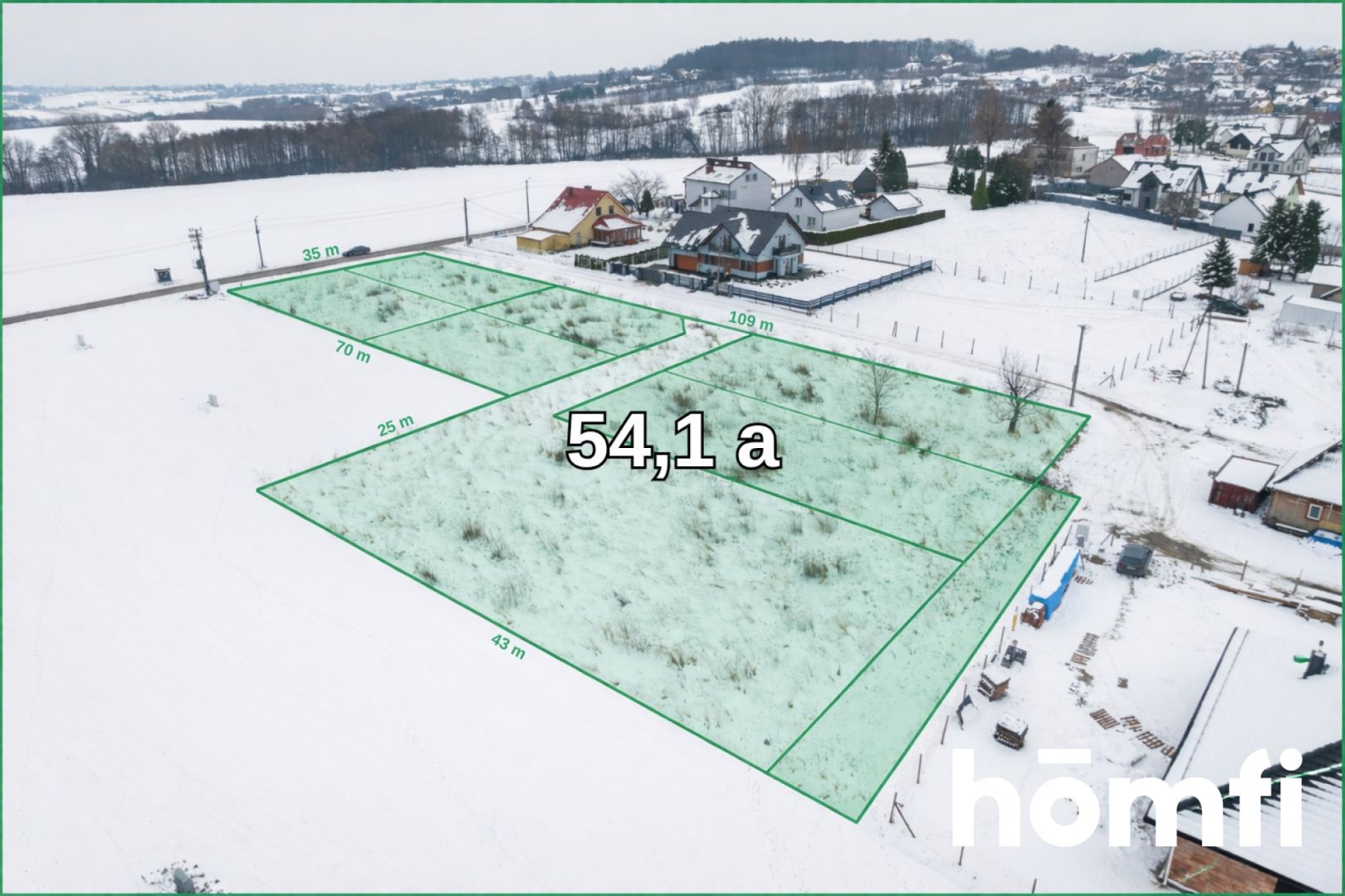 54.1 ares | Building Permit & Design | Słomiróg, Niepołomice - Ділянка - Продаж - Wielicki, Niepołomice / Słomiróg