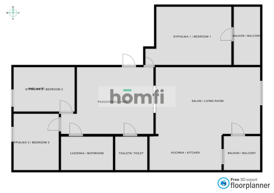 4 POKOJE | 2 BALKONY | GORZKÓW | 67,52 M² - Mieszkanie - Sprzedaż - Nowy Sącz, Gorzków