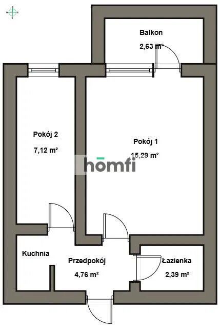 2-pokojowe mieszkanie z balkonem | Prądnik Biały - Mieszkanie - Wynajem - Kraków, Krowodrza / Prądnik Biały