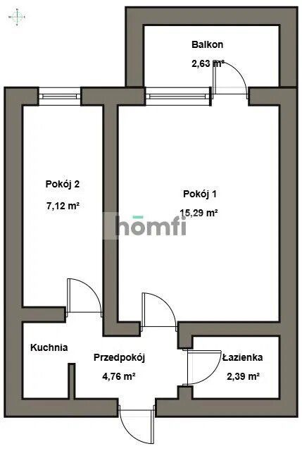 2 rooms | Krakow – Józefa Wybickiego Street - Apartment - Rent - Kraków, Krowodrza / Prądnik Biały