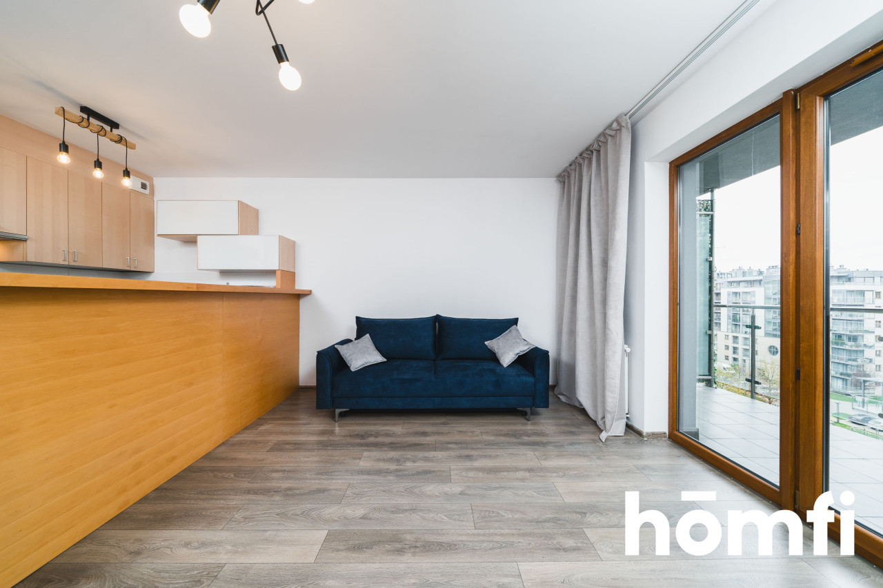 Przestronne 3-pokoje z 2 balkonami, Wiślane Tarasy - Mieszkanie - Wynajem - Kraków, Śródmieście / Grzegórzki