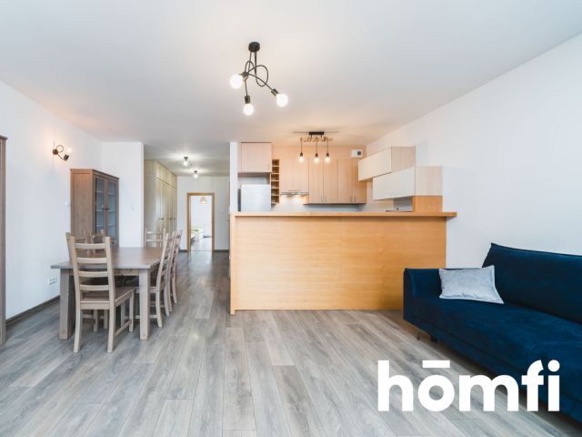 Spacious 3-room apartment with 2 balconies, Vistula Terraces - Apartment - Rent - Kraków, Śródmieście / Grzegórzki