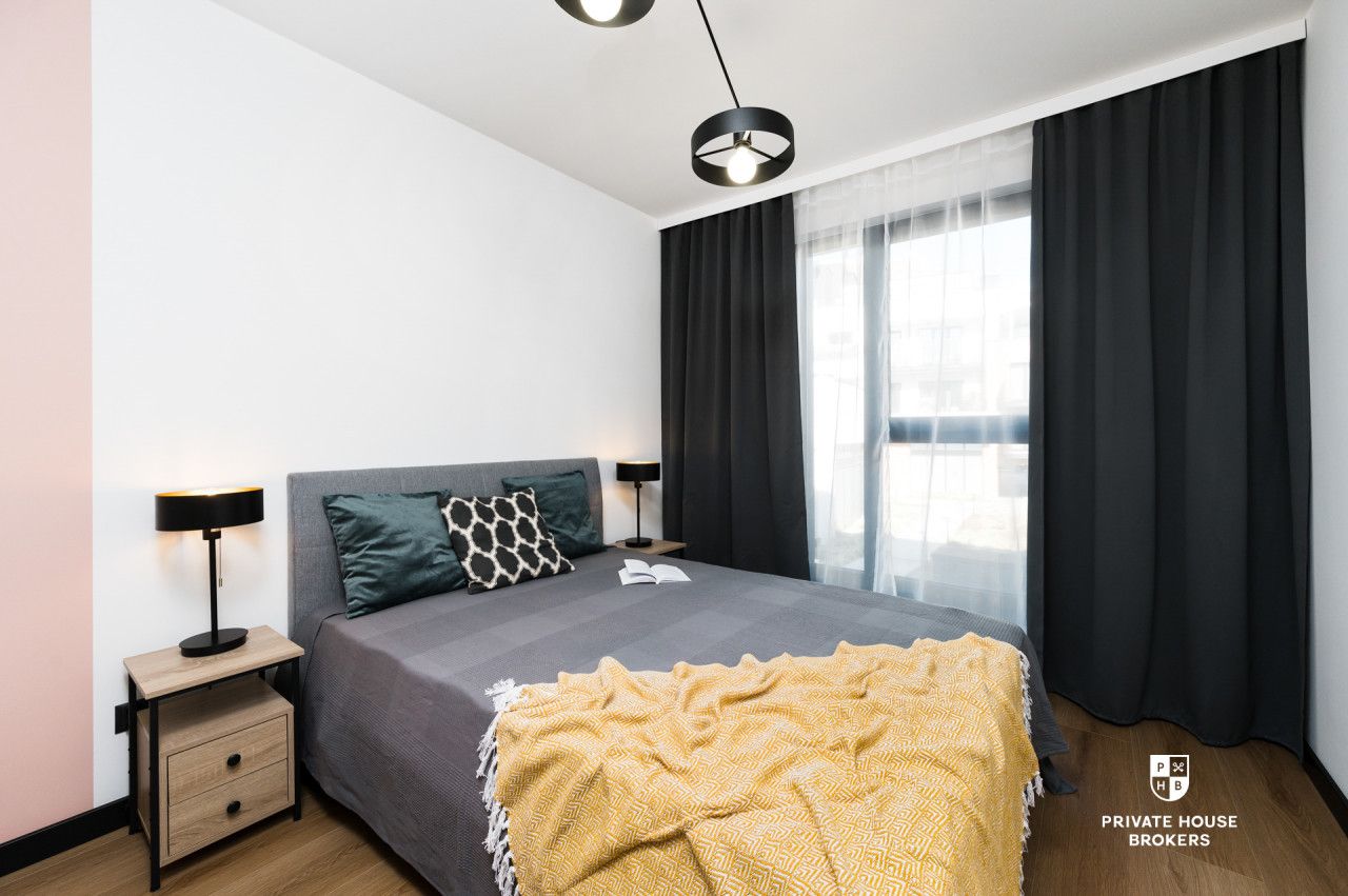 Nowoczesne dwupokojowe mieszkanie z balkonem ul. Romanowicza - Mieszkanie - Wynajem - Kraków, Zabłocie