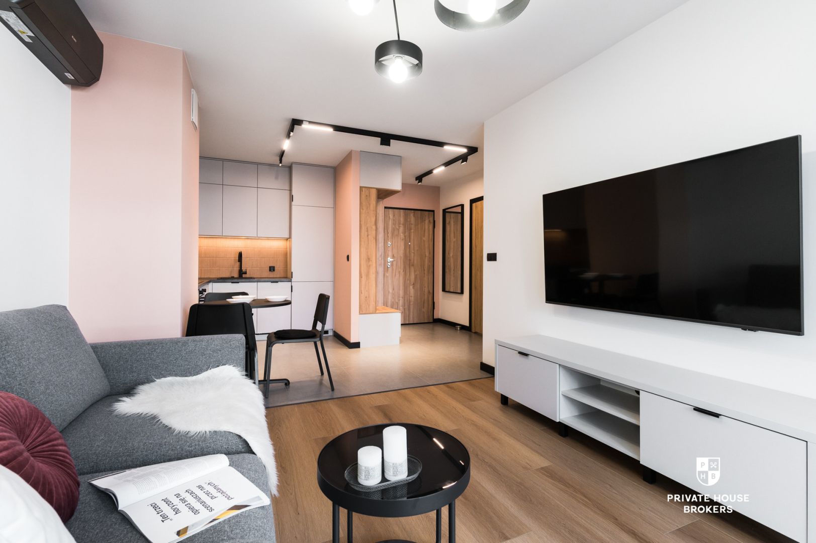 Nowoczesne dwupokojowe mieszkanie z balkonem ul. Romanowicza - Mieszkanie - Wynajem - Kraków, Zabłocie