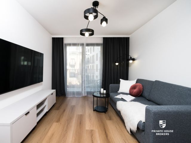 Nowoczesne dwupokojowe mieszkanie z balkonem ul. Romanowicza - Mieszkanie - Wynajem - Kraków, Zabłocie