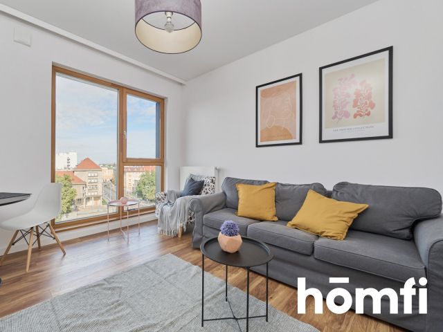 Large studio apartment 34m2 at Księcia Witolda st. next to the Market Square - Квартира - Оренда - Wrocław, Śródmieście