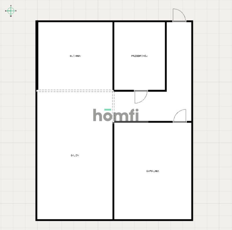 Fresh 2-room 41m2 apartment near UŁ, UMED - Apartment - Rent - Łódź, Bałuty