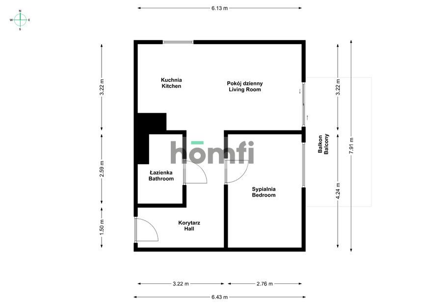 Dwupokojowe mieszkanie na osiedlu Idea - Mieszkanie - Wynajem - Radom, Wacyn
