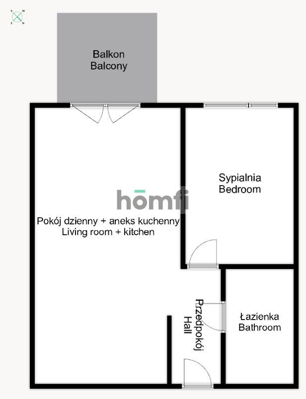2 pokojowe I klimatyzacja I parking I ciche - Apartment - Rent - Wrocław, Psie Pole / Psie Pole