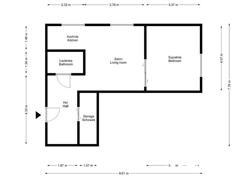 A fully functional apartment in the city center - Квартира - Оренда - Radom, Śródmieście