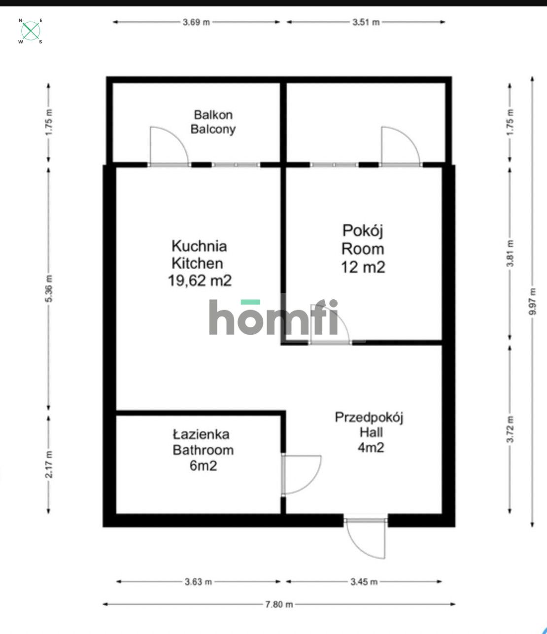 Dwupokojowe mieszkanie - balkonem + taras/Drabika - Квартира - Оренда - Wrocław, Krzyki / Jagodno