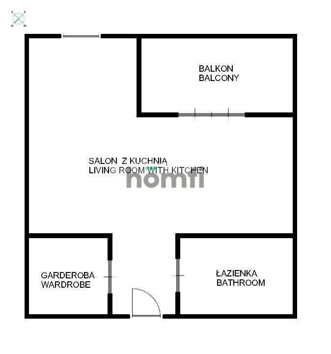 Cozy studio apartment in Osiedle Bukowe - Apartment - Rent - Trzebnicki, Trzebnica