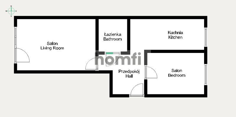 Gotowe do wejścia! 2 pokoje z jasną kuchnią | Podgórze - Kabel - Mieszkanie - Sprzedaż - Kraków, Podgórze / Płaszów
