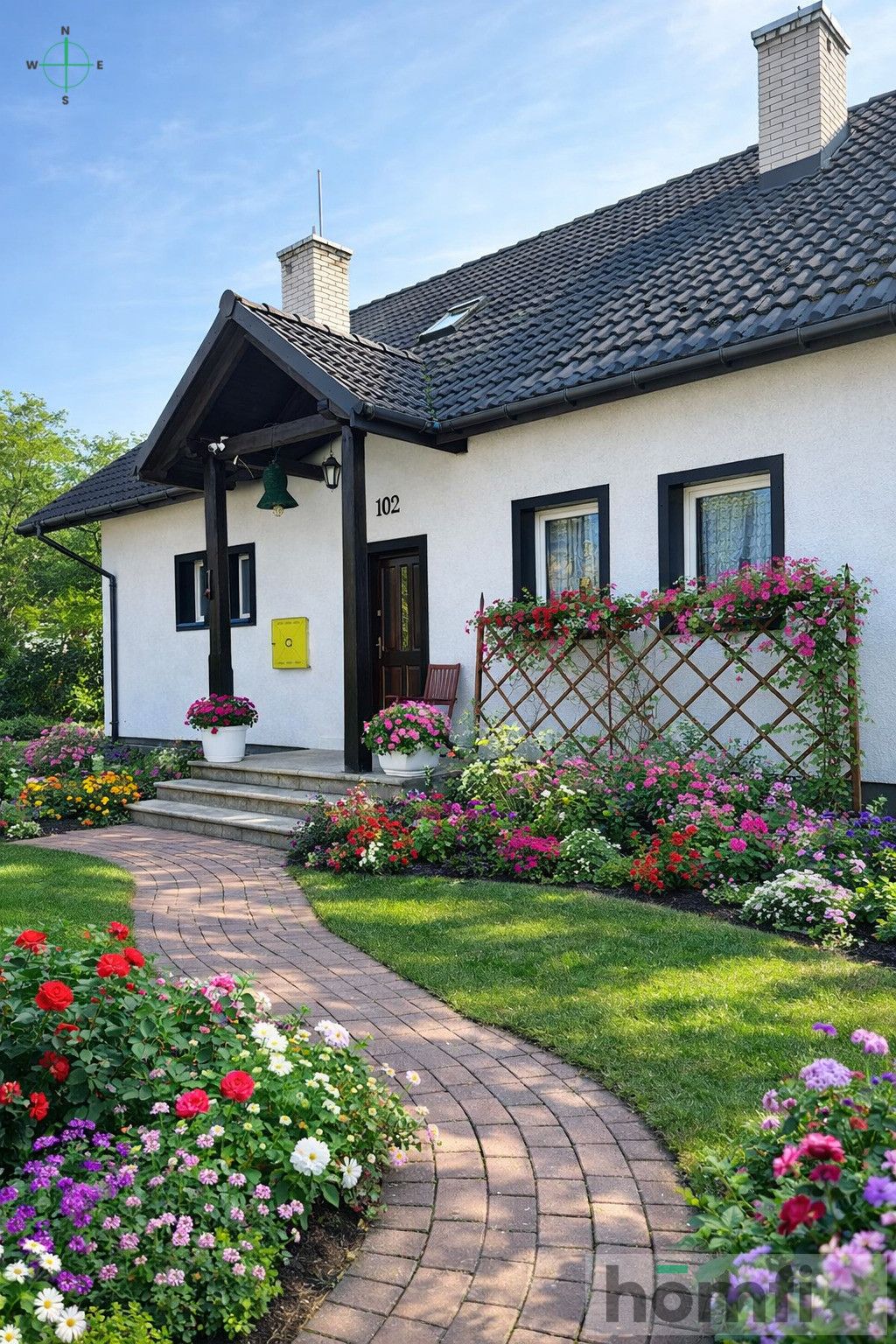 Enchanting Garden Oasis | Private Water Feature | (1700 m²) Plot - Дім - Продаж - Wielicki, Wieliczka / Rożnowa