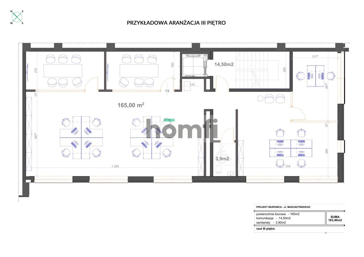 Nowoczesny, wolnostojący budynek biurowy typu open-space na wynajem w strefie przemysłowo-biznesowej | ul. Makuszyńskiego | Nowa Huta - Lokal użytkowy - Wynajem - Kraków, Nowa Huta / Bieńczyce