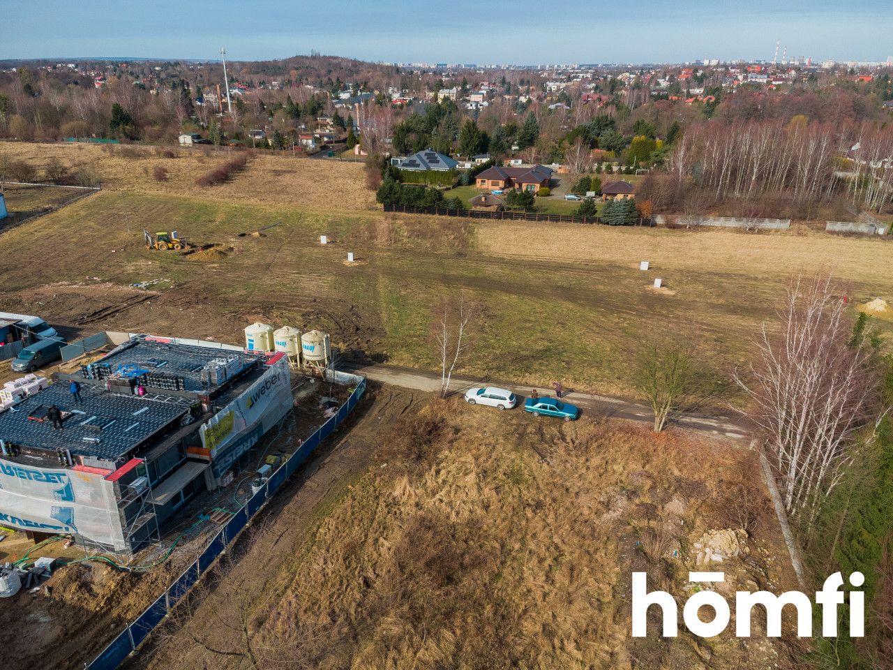 Plot 1004 m² for Luxury Home in Łódź | Fully Equipped, Paved Road, Forest & Ponds Nearby - Ділянка - Продаж - Łódź, Górna