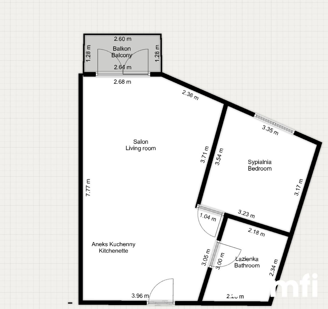 2-room apartment at Ptasia street next to Pomorska - Apartment - Rent - Wrocław, Śródmieście