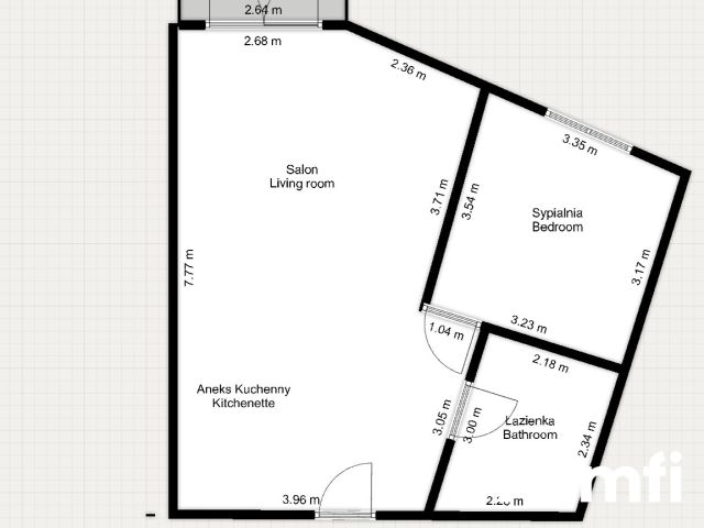 2-pokojowe mieszkanie przy ul. Ptasiej - obok Pomorskiej - Mieszkanie - Wynajem - Wrocław, Śródmieście