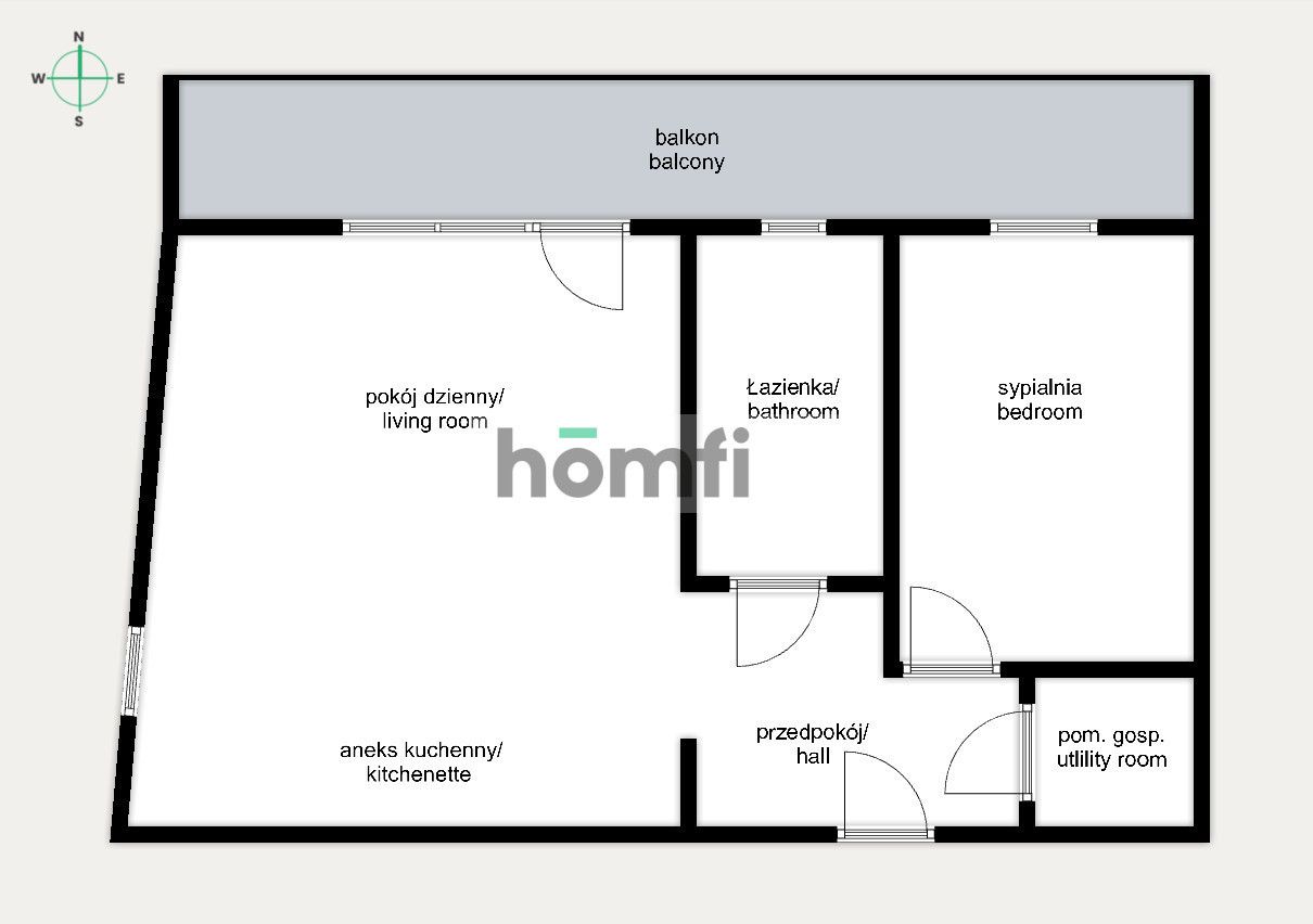 Do wynajęcia 2 pokojowe mieszkanie Podłęska - Mieszkanie - Wynajem - Kraków, Podgórze / Bieżanów-Prokocim
